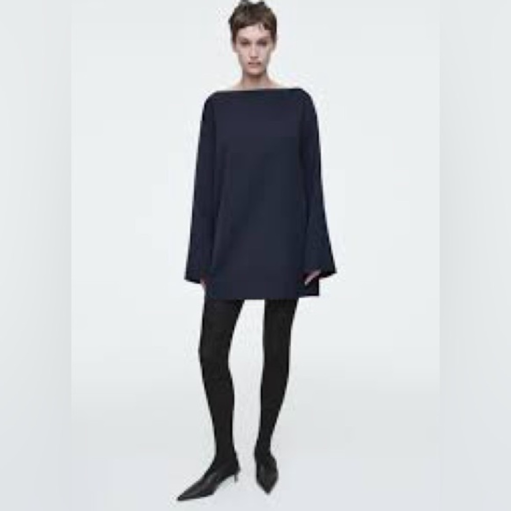 COS Navy Blue Mini Dress